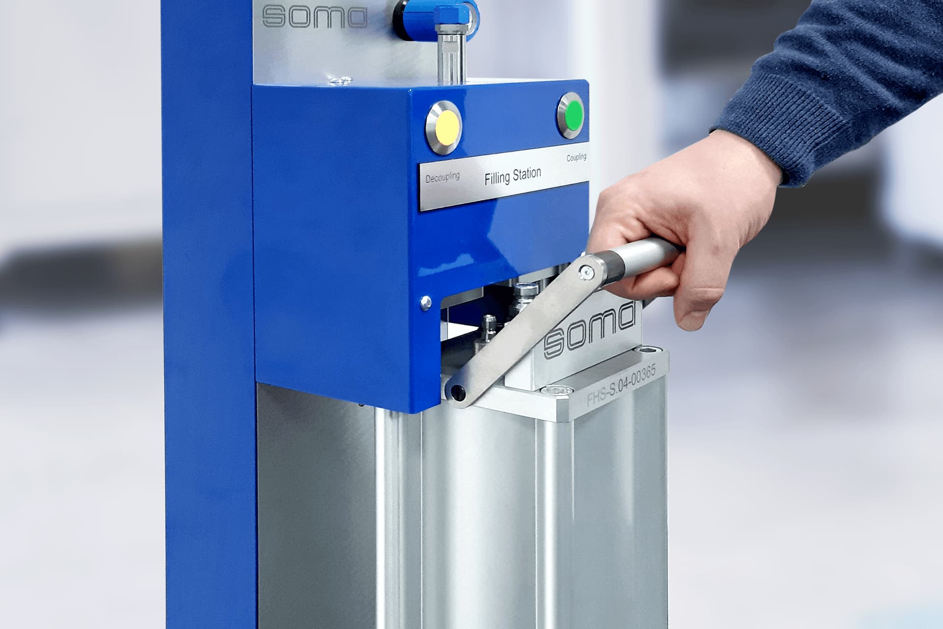SOMA dosing technology Grease handling systems and grease cartridges for production